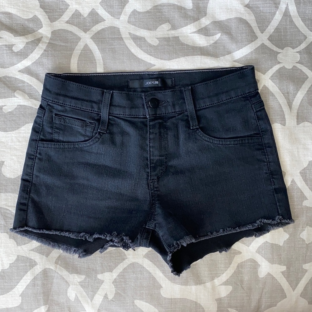 Joe’s Jeans Black Denim Shorts